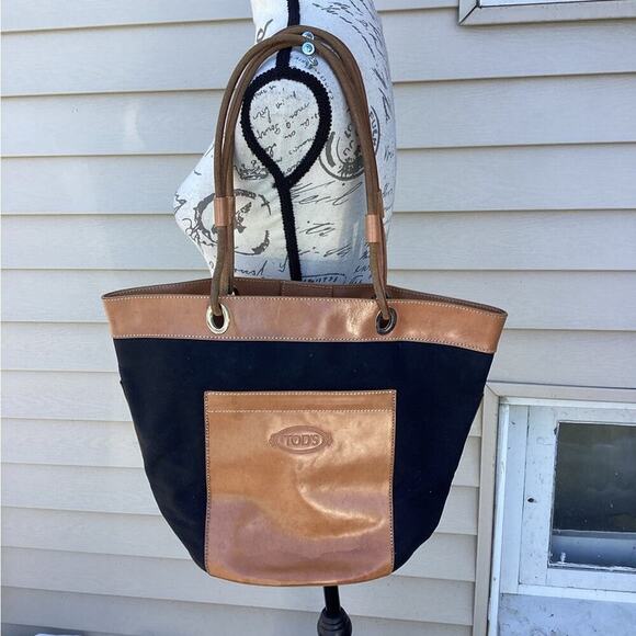 Tod's Bucket Bag brown leather
